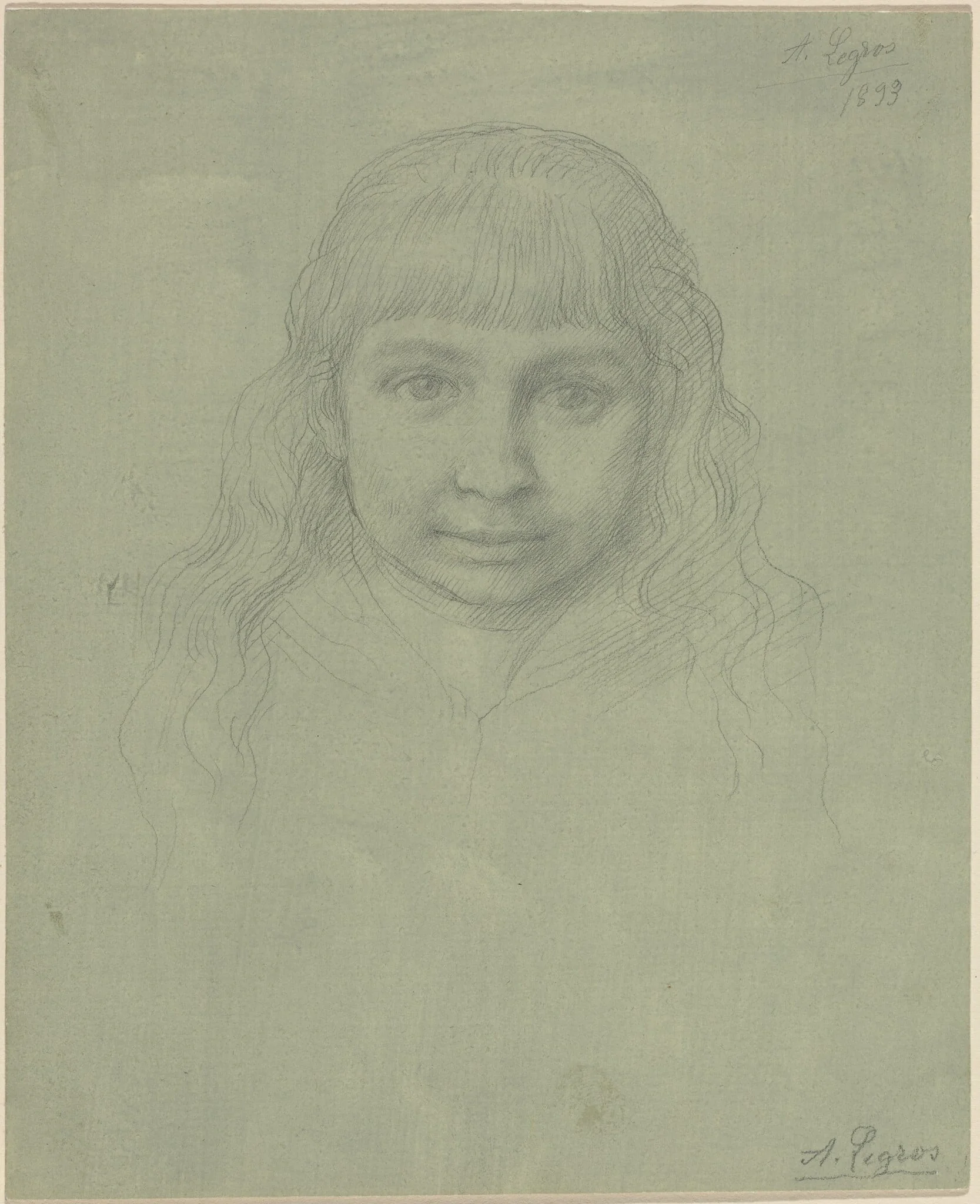 Head of a Child, detail