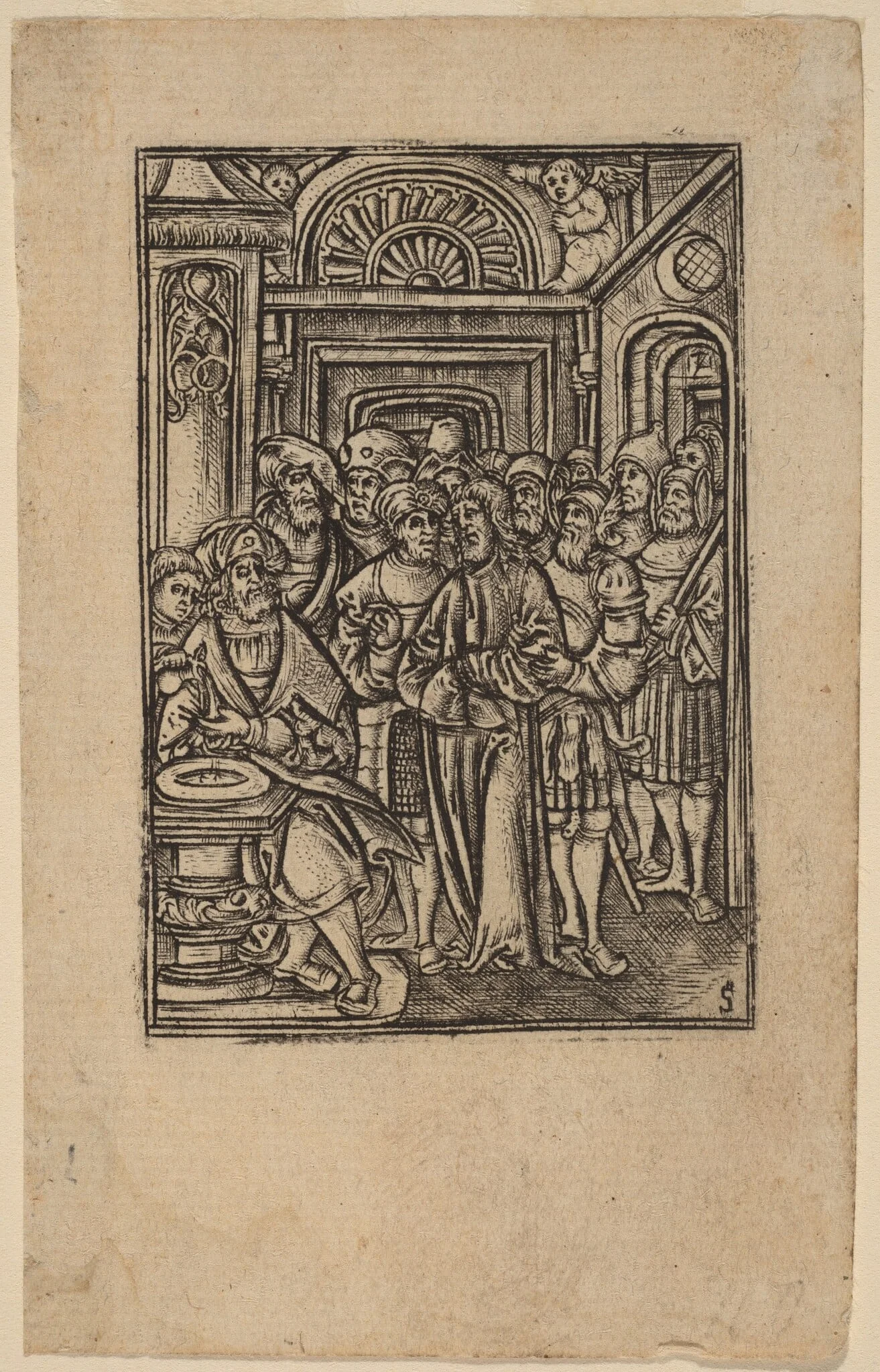 Pilate Washing His Hands, detail