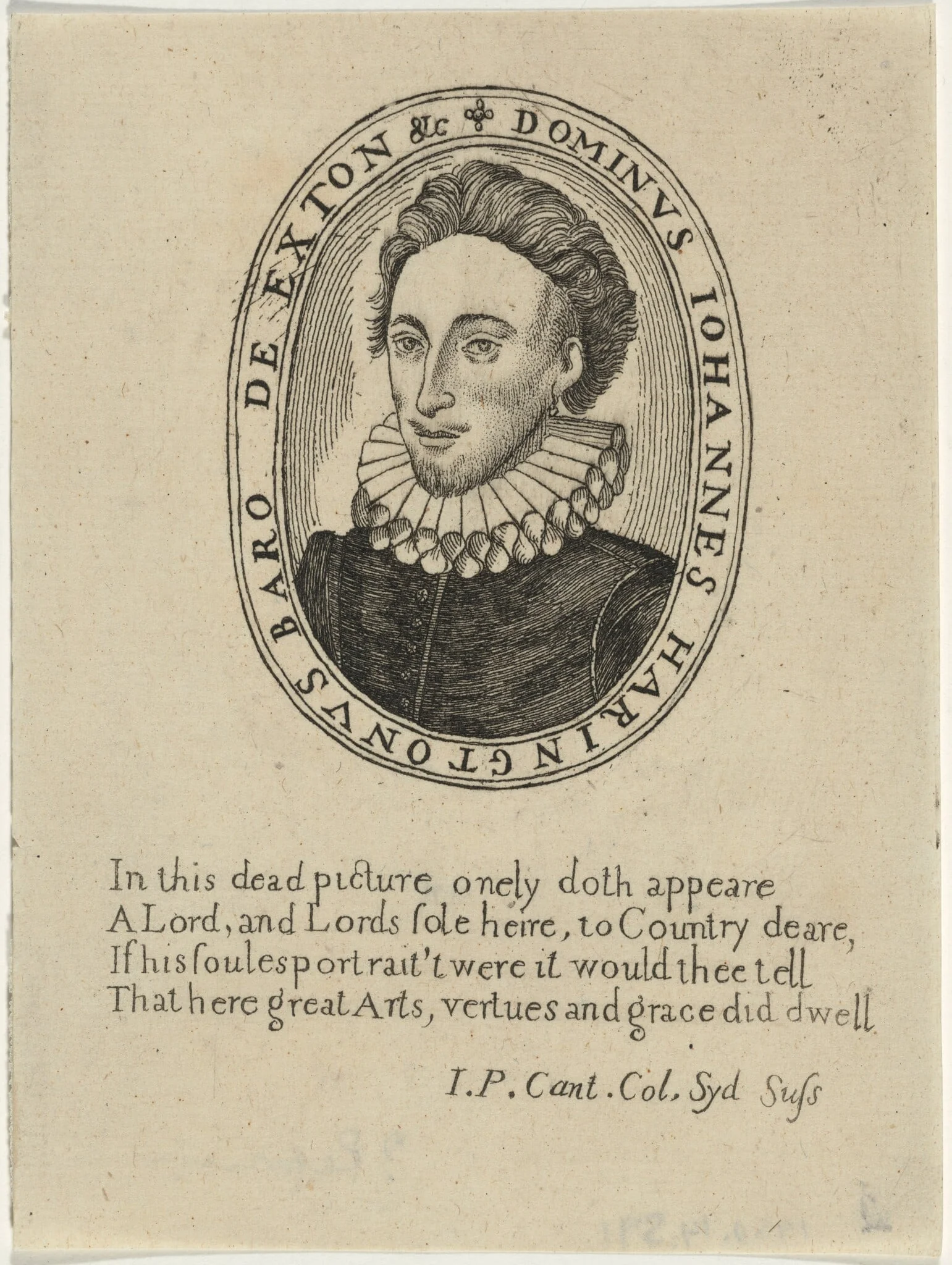 John, Lord Harrington of Exton, detail