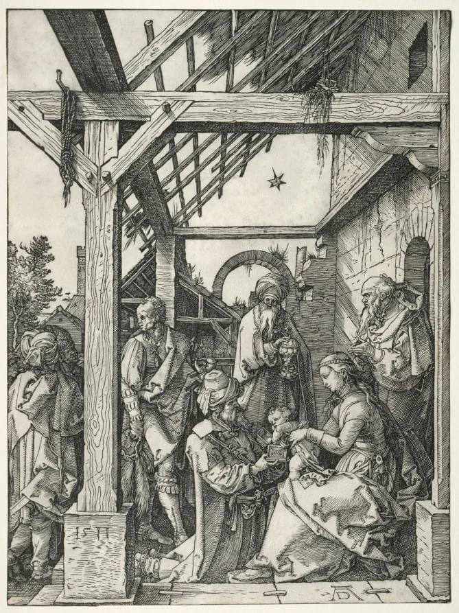 The Adoration of the Magi, detail
