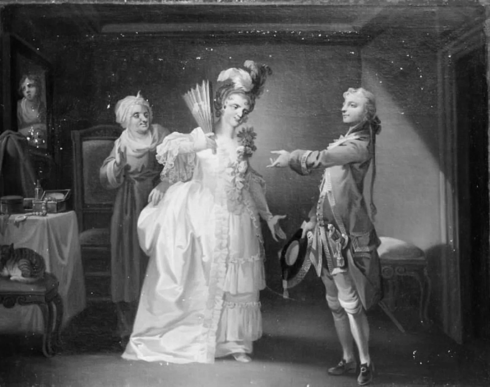Den forvandlede Brudgom, 8. scene, detail