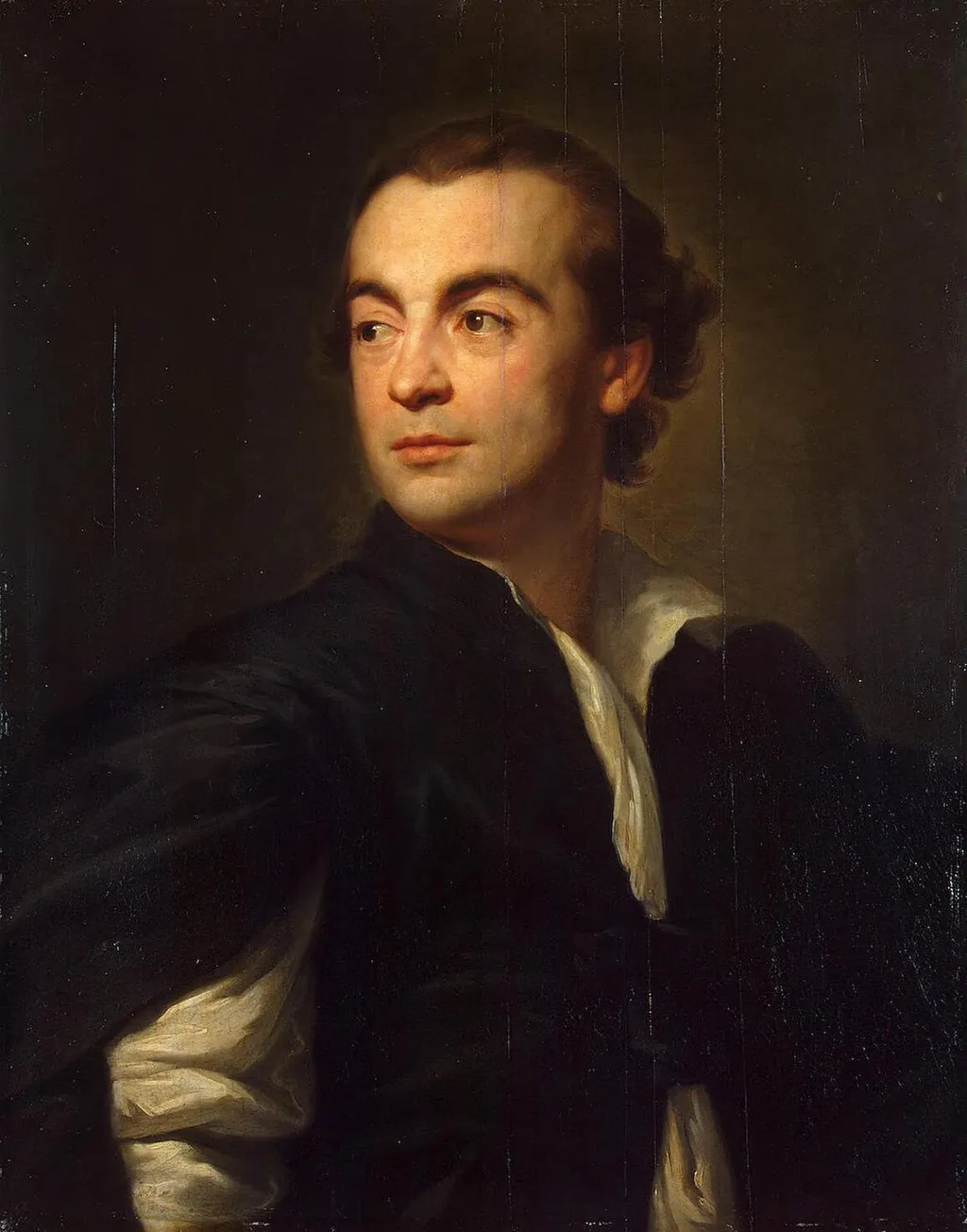 Portrait of Johann Joachim Winckelmann (?), by Anton Raphael Mengs, oil, 1774