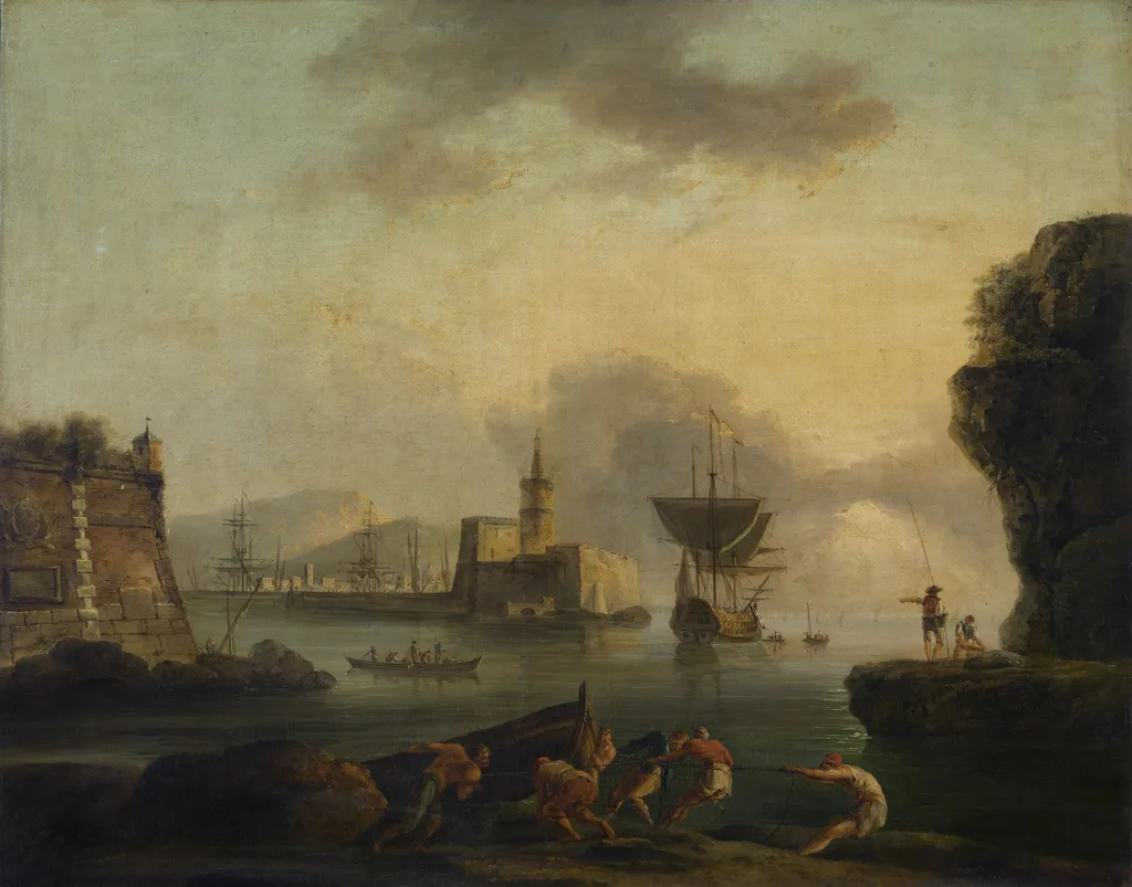Naples, by Claude-Joseph Vernet, oil, 1737