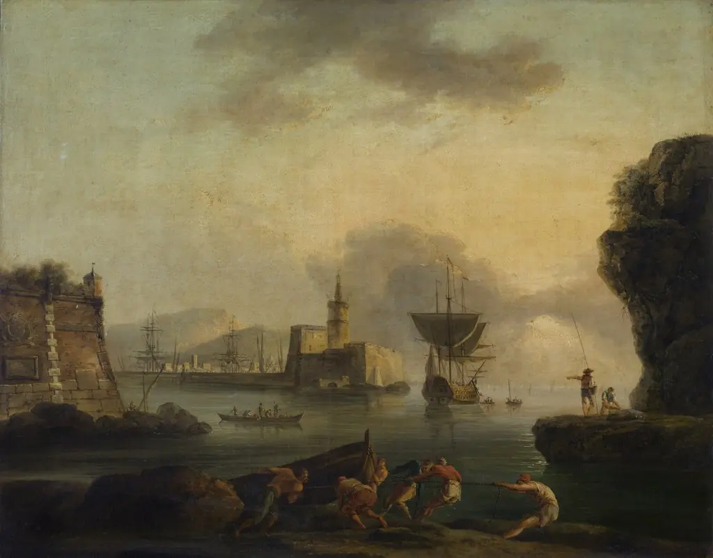 Naples, by Claude-Joseph Vernet, oil, 1737
