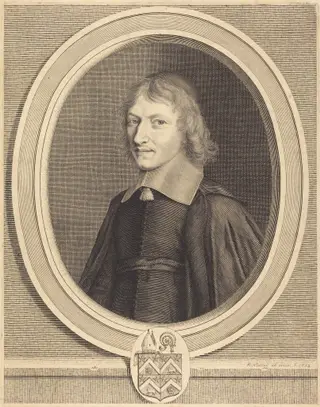 Dominique de Ligny, by Robert Nanteuil, ink, 1654