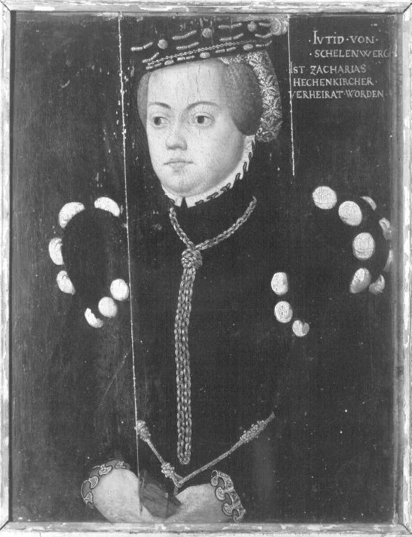 Bildnis der Judith von Schellenberg, detail