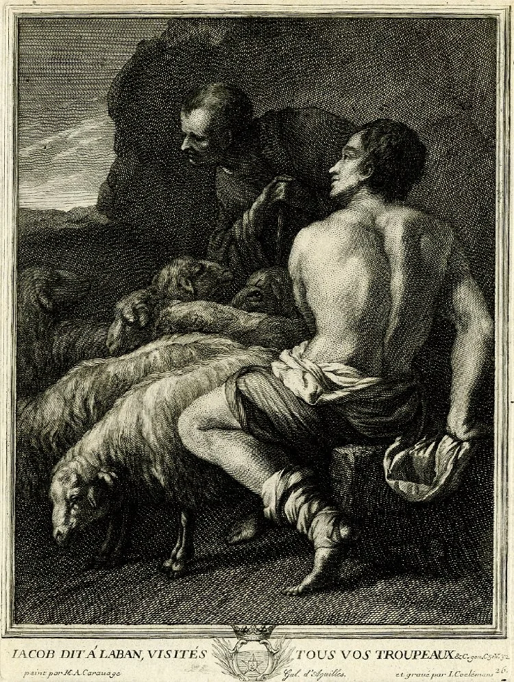 Jacob reproaching Laban, detail