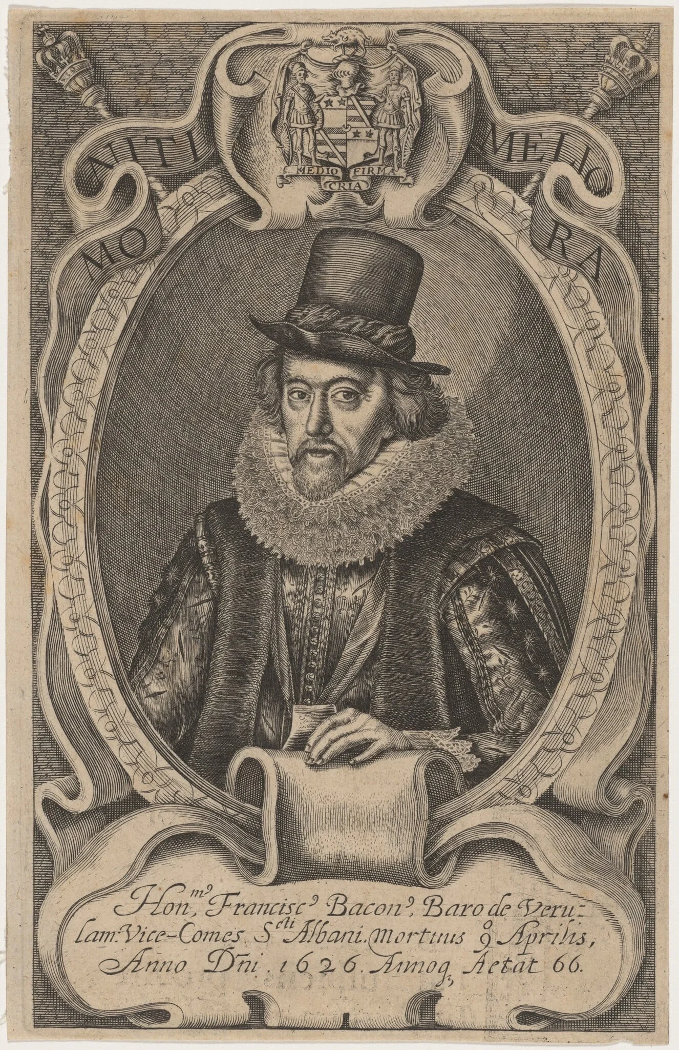 Sir Francis Bacon, detail