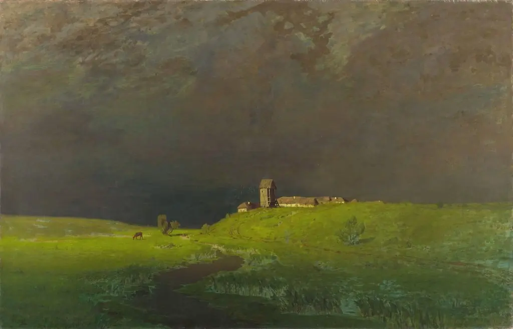 After a rain, by Arkhip Kuindzhi, oil, 1890