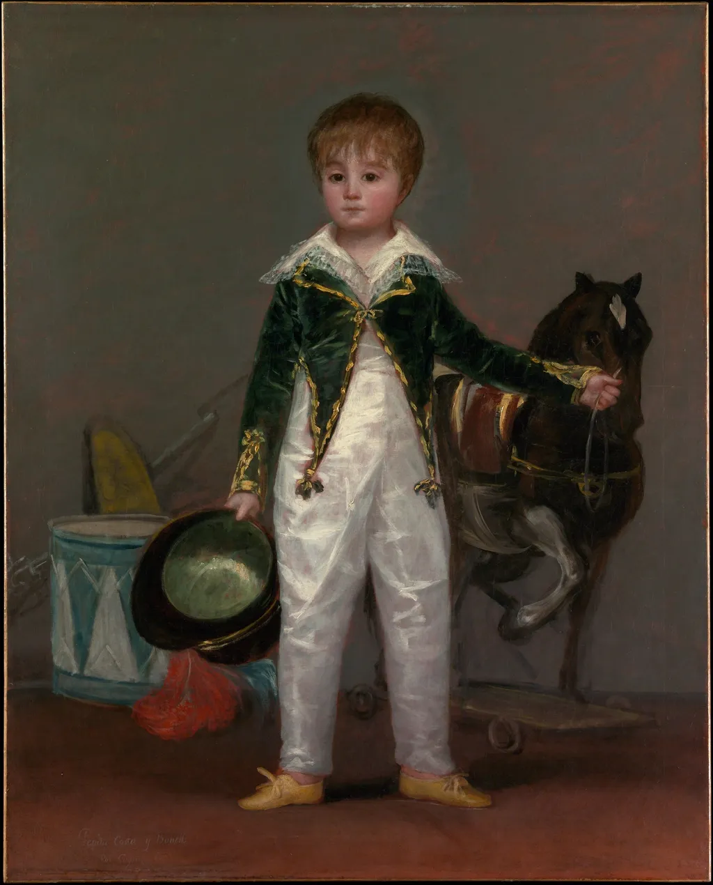 José Costa y Bonells, Called Pepito, by Francisco de Goya, oil, 1800