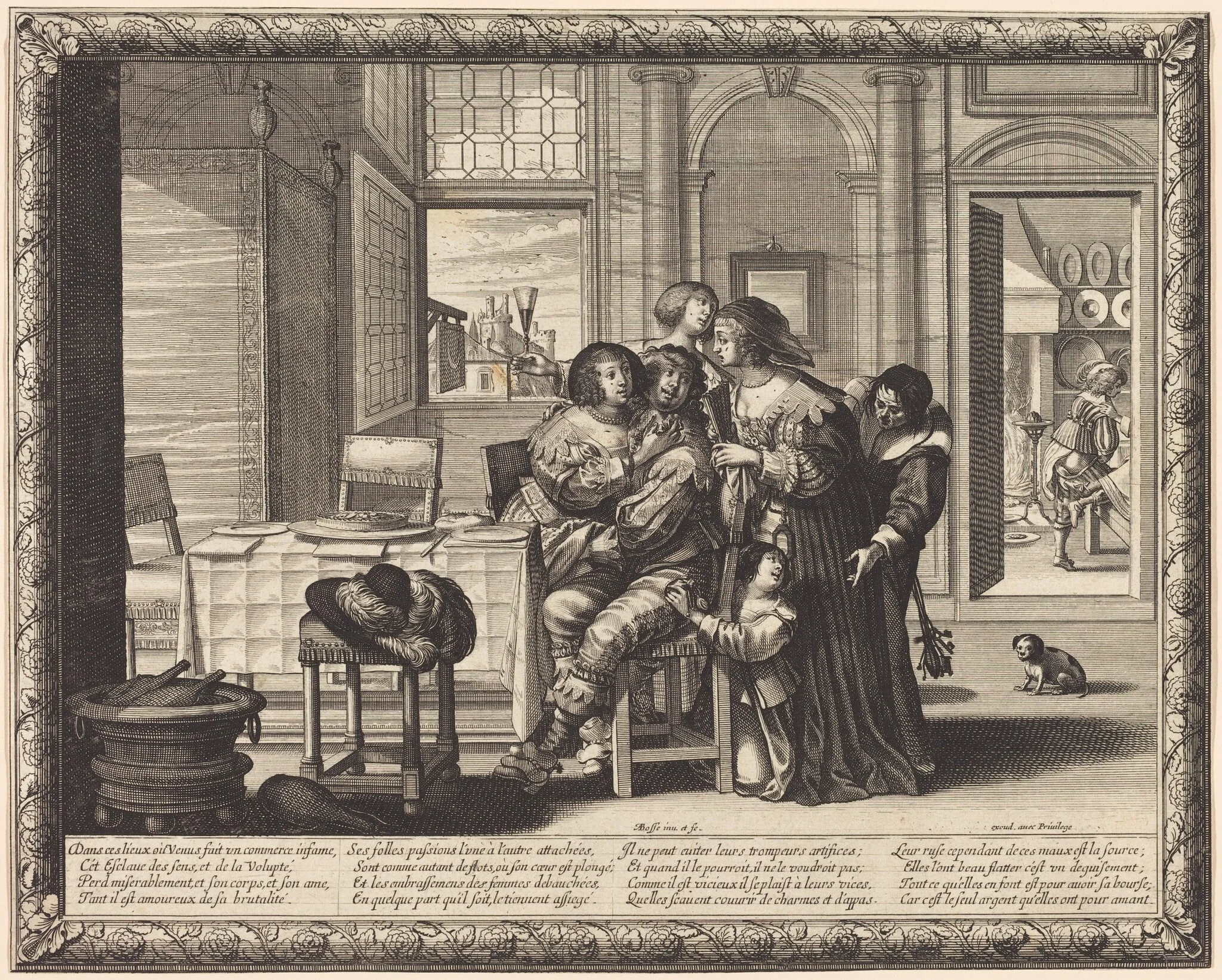 The Prodigal Son in a House of Ill-Repute, detail