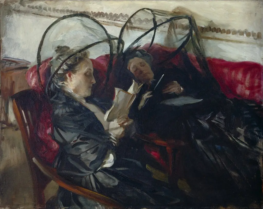 Mosquito Nets, by John Singer Sargent, oil, 1908