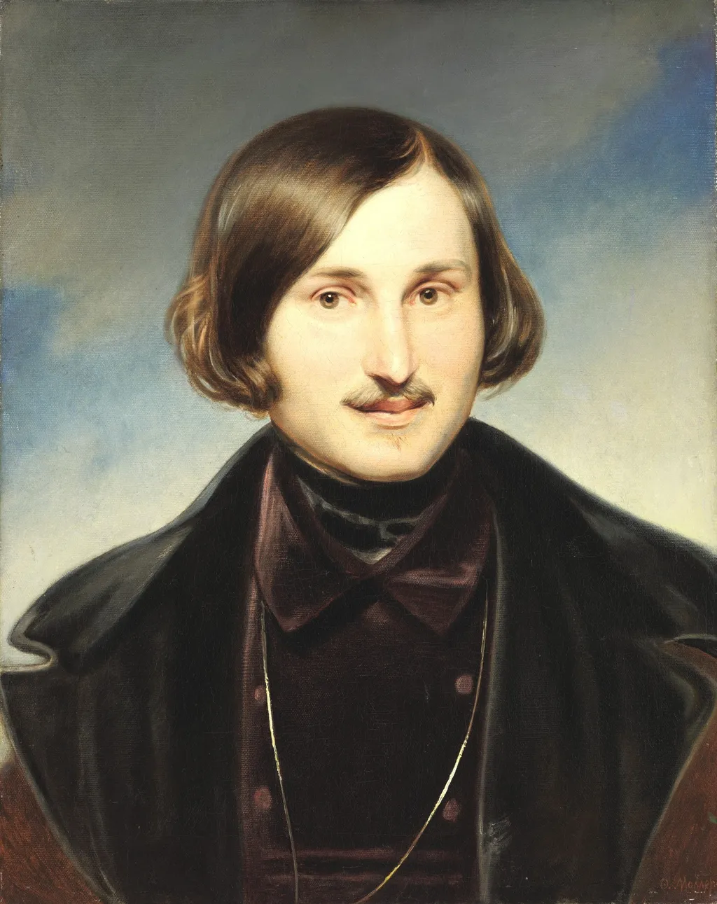 Nikolai Gogol, by Otto Friedrich Theodor von Möller, oil, 1841