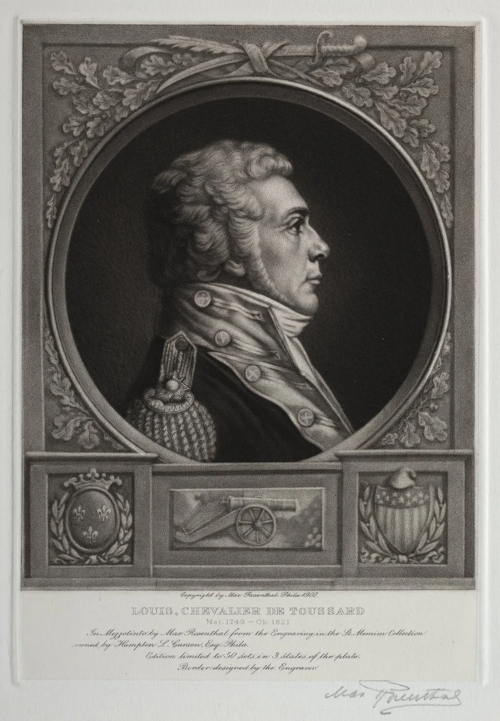 Louis, Chevalier de Toussard, by Max Rosenthal, 1900