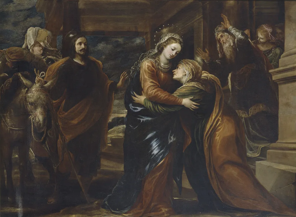 La Visitación, by Francisco Rizi, oil, 1650
