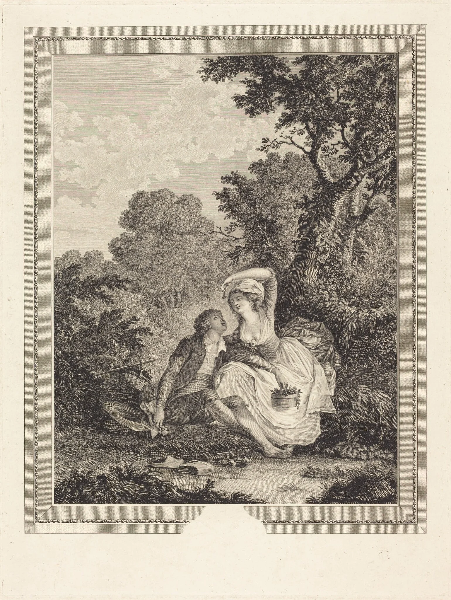 Les sabots, detail