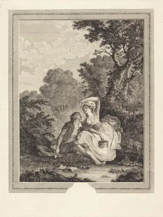 Les sabots, by Jacques Couché, ink, 1784