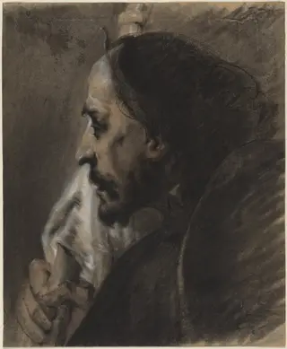 Saint James Major, by Giovanni Battista Piazzetta, chalk, 1740