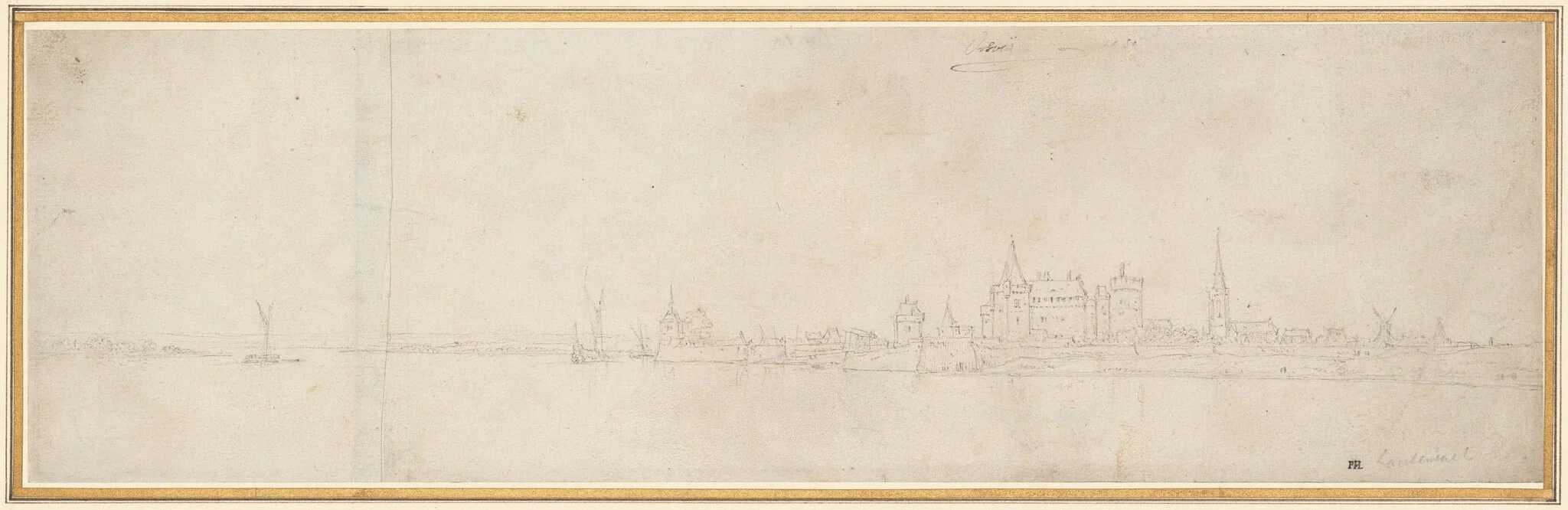 View of Orsoy, detail