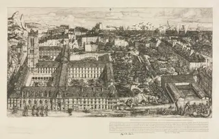 Henry IV College, by Charles Meryon, 1864