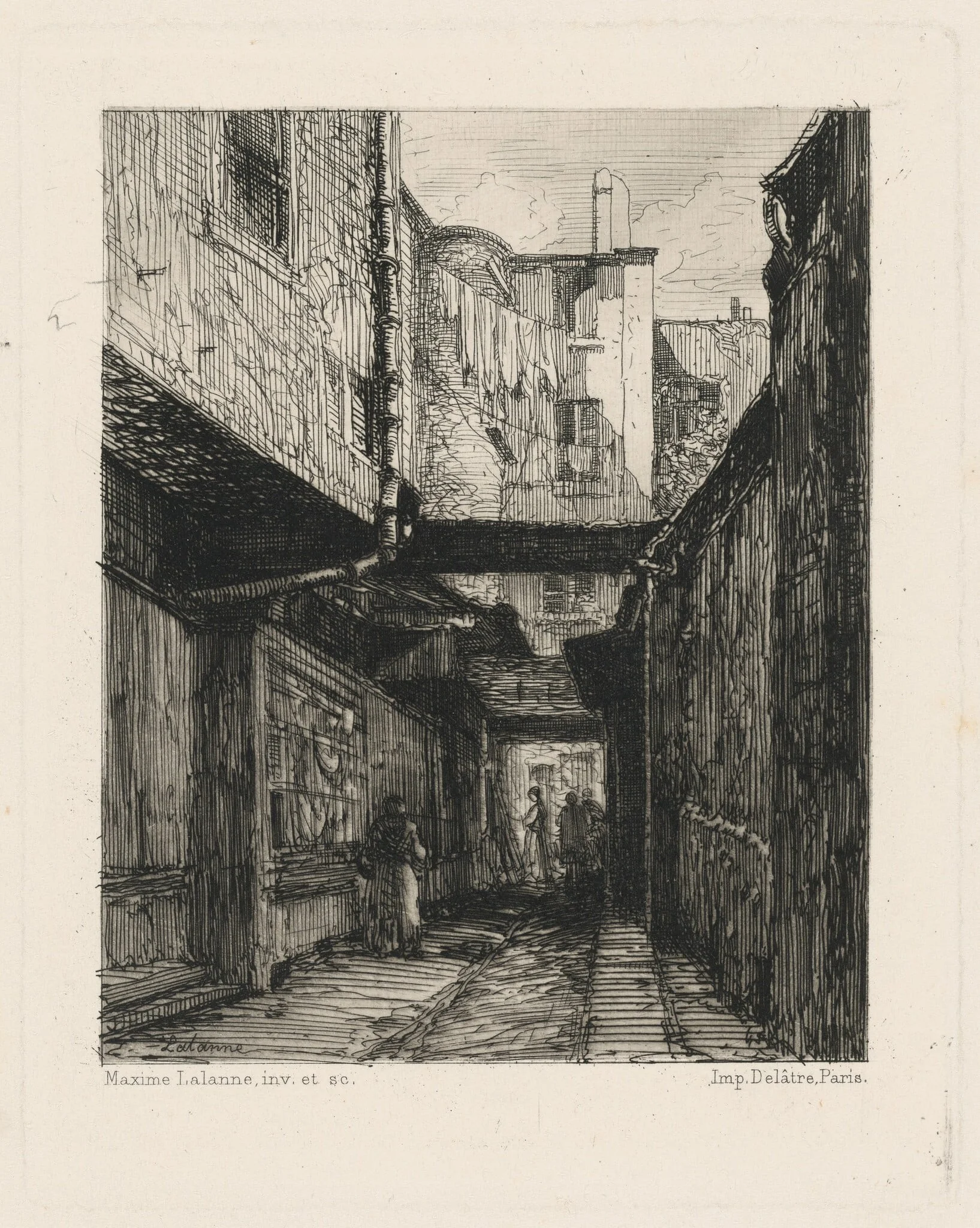 Passage de la Marmite, Paris, detail