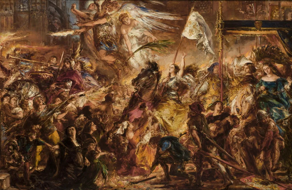 The Maid of Orleans, by Jan Matejko, oil, 1892