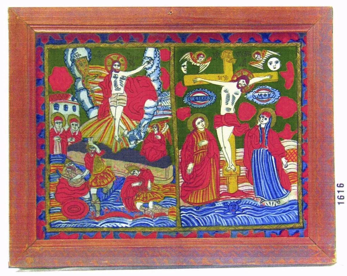 Răstignirea și învierea Mântuitorului Iisus Hristos, detail