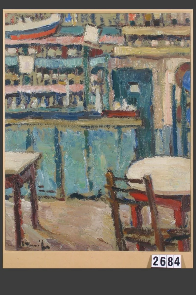 Cârciuma pescarului, detail