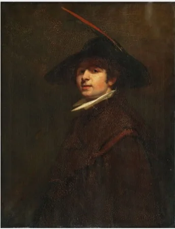 'The Masquerader' (A Self-Portrait), detail