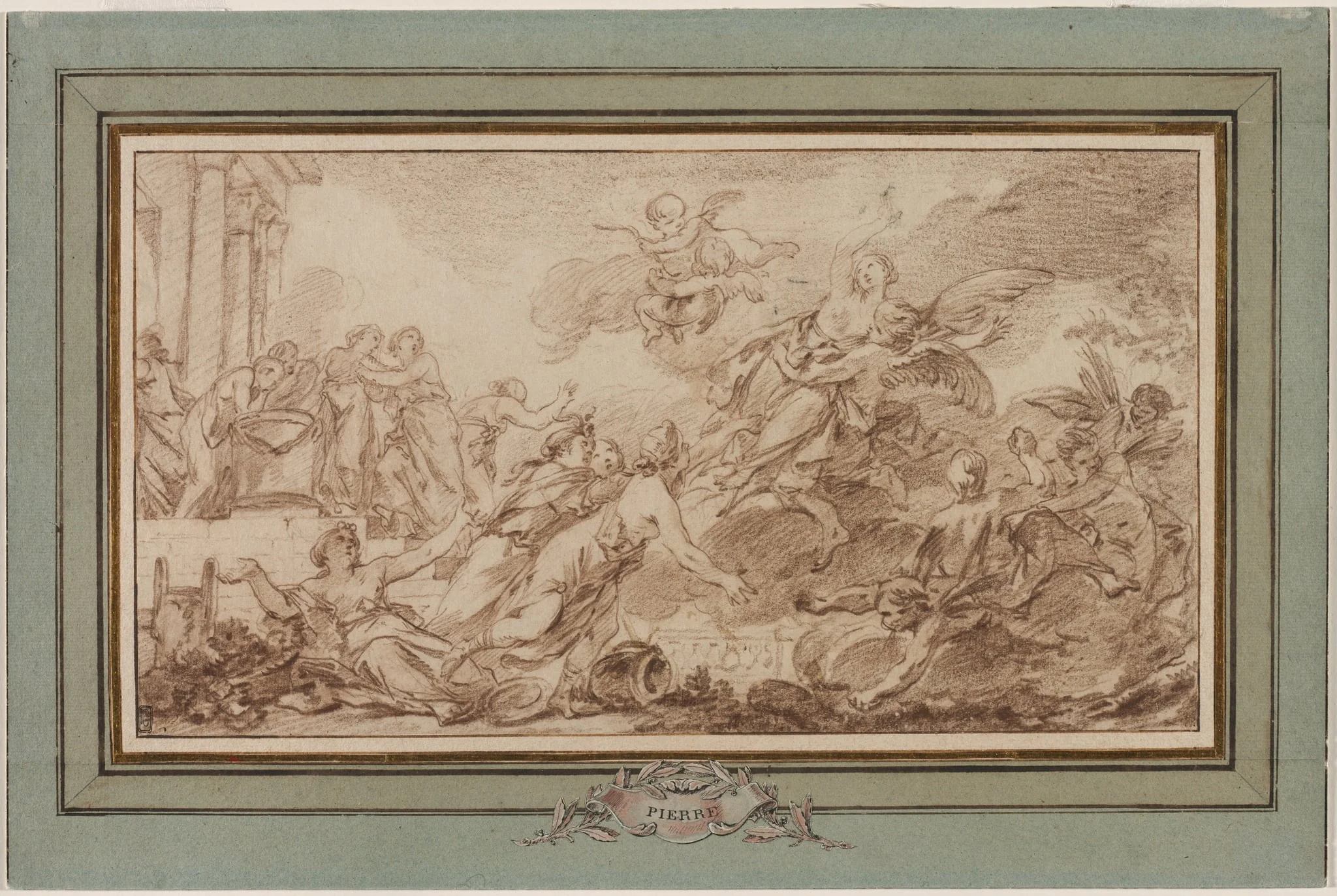 Boreas Abducting Oreithyia, detail