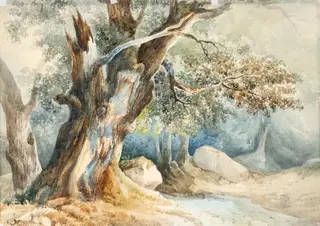 Peisaj, by Chrles Humbert, 1850