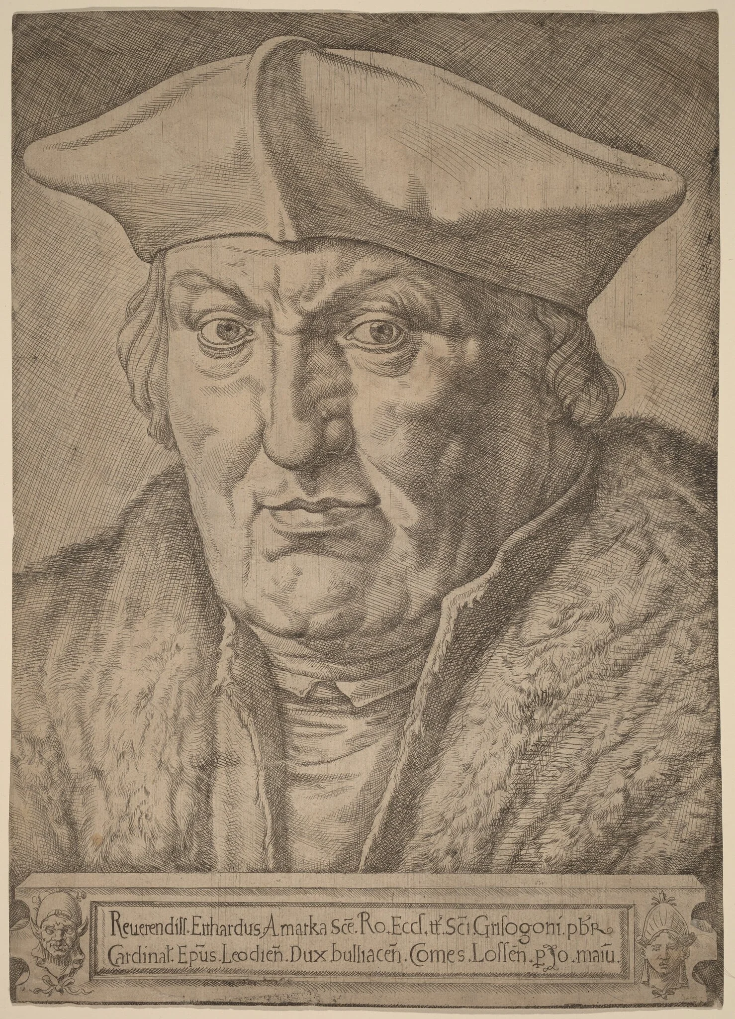 Erard de la Marck, detail