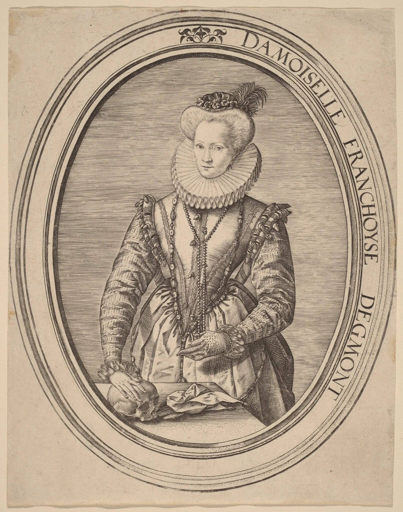 Françoise van Egmond, detail