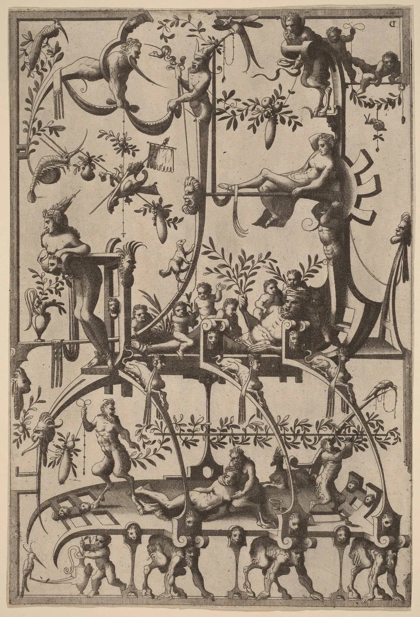Surface Decoration, Grotesque with Strapwork, detail