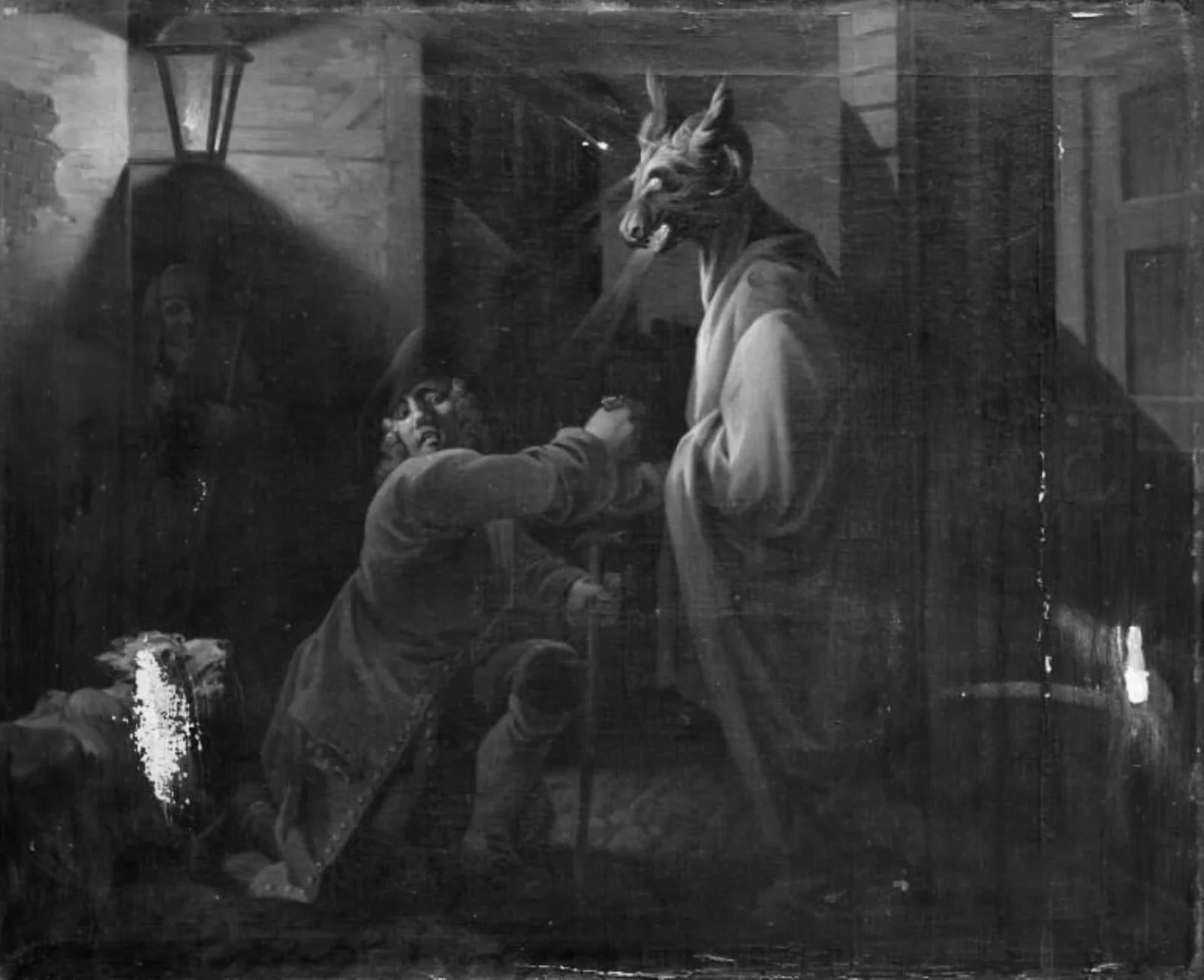 Husspøgelse eller Abracadabra, III akt, 1. scene, detail