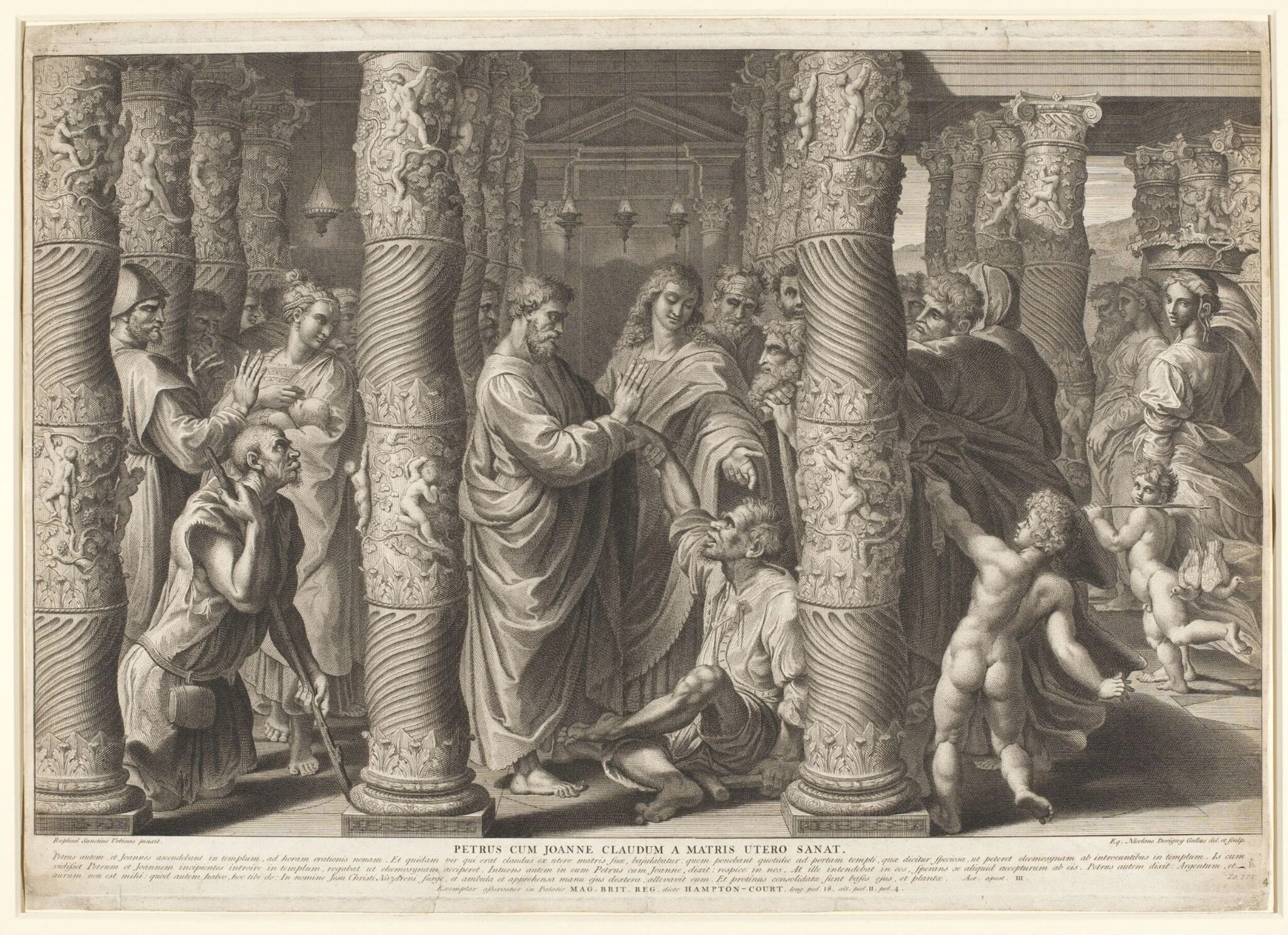 Healing of the Lame Man, detail
