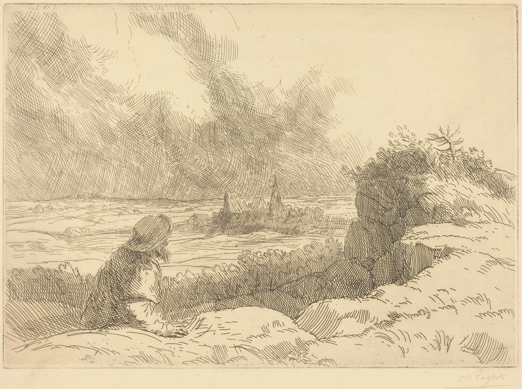 Landscape (Paysage), detail