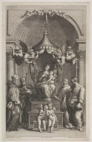 The Madonna, by Giovanni Antonio Lorenzini, 1750
