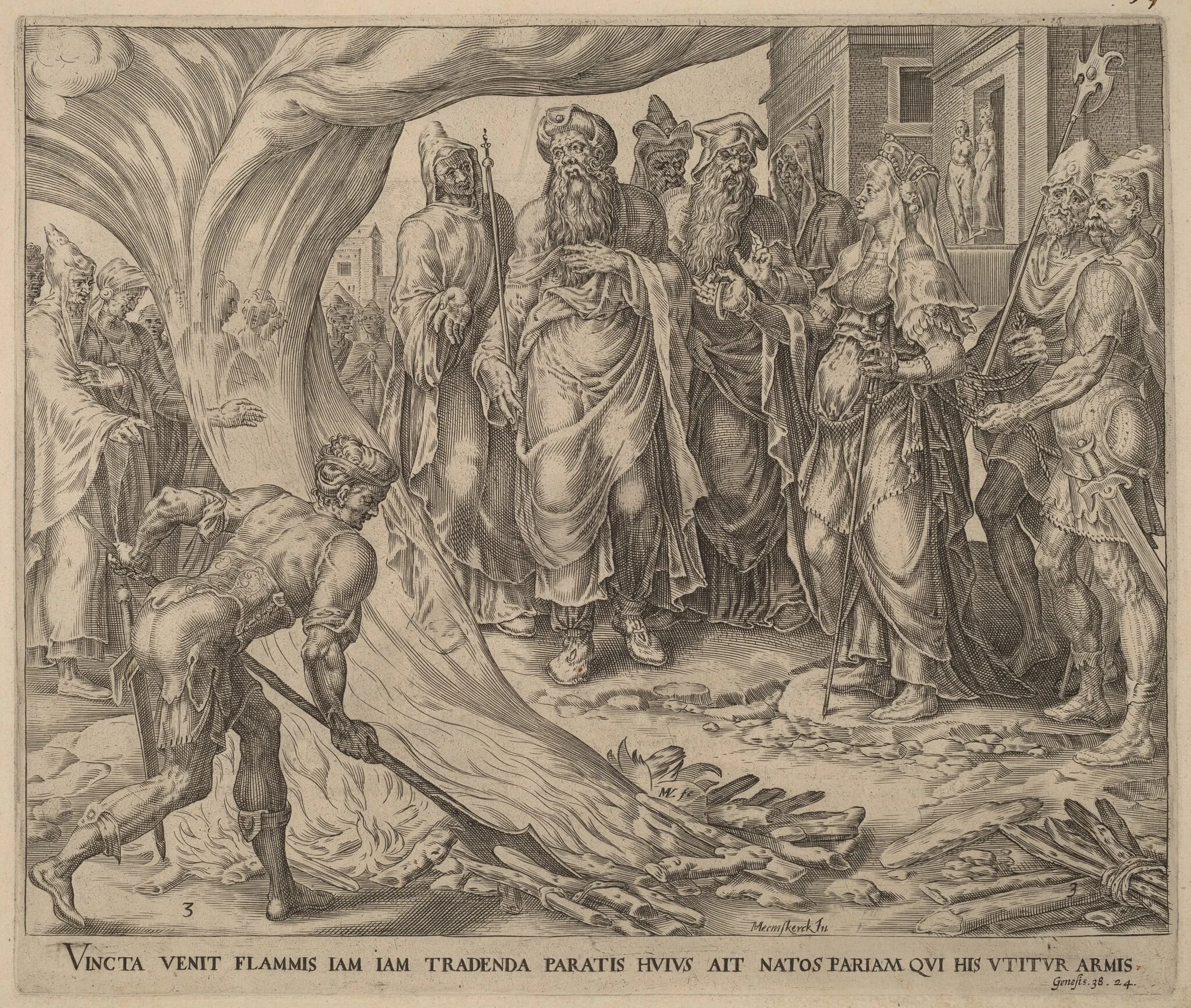 Tamar Brought to Execution, detail