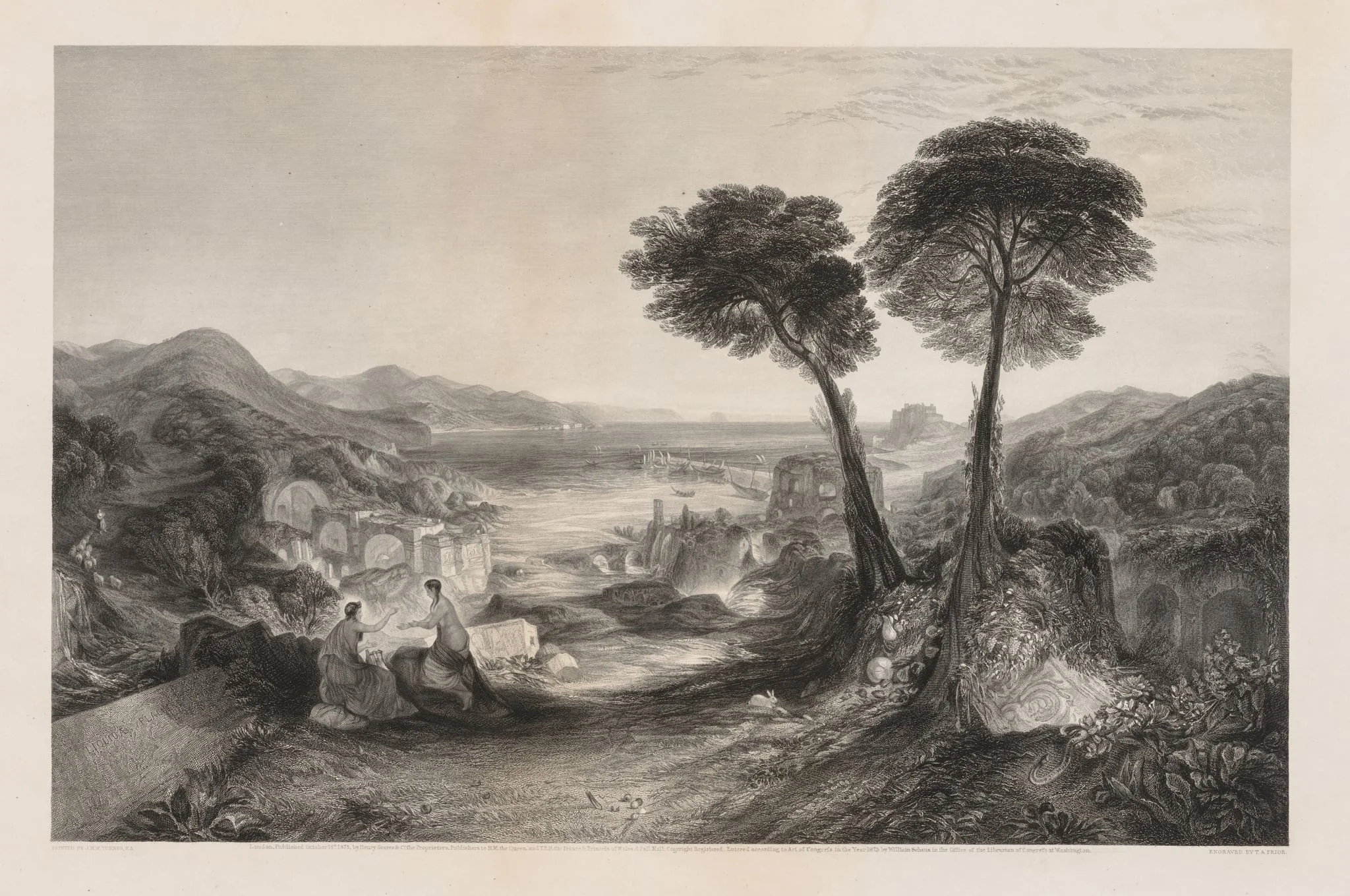 The Bay of Baiae, Apollo and the Sibyl, detail