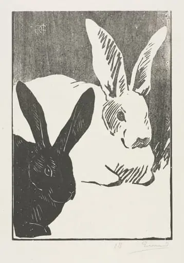 The Rabbits, by Henri-Charles Guérard, 1893