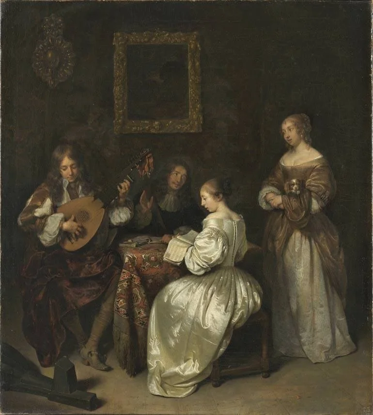 A Musical Evening, detail