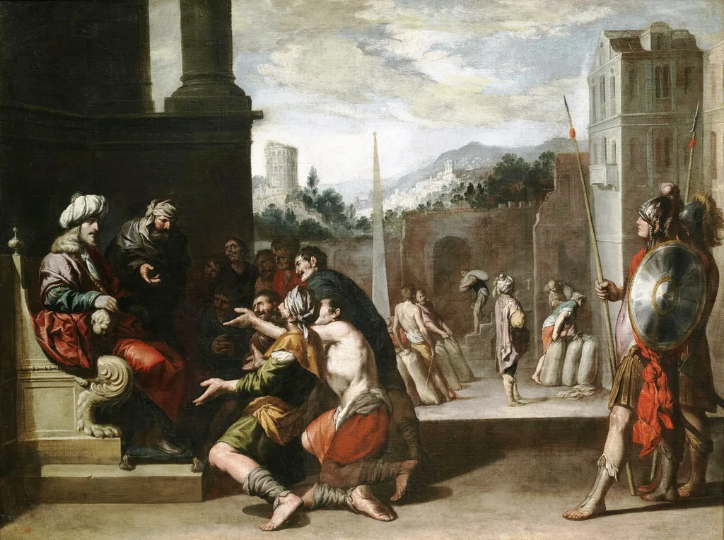 Joseph orders Simeon’s Imprisonment, by Antonio del Castillo y Saavedra, oil, 1655