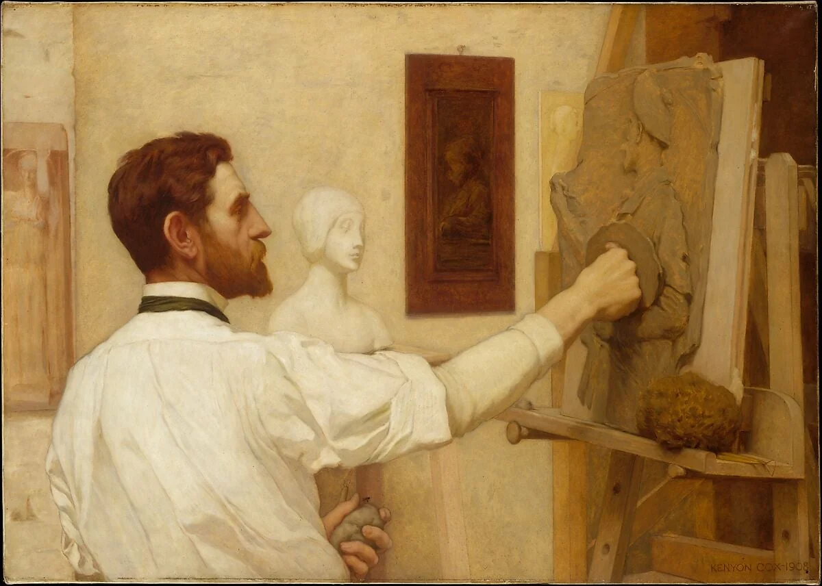 Augustus Saint-Gaudens, detail