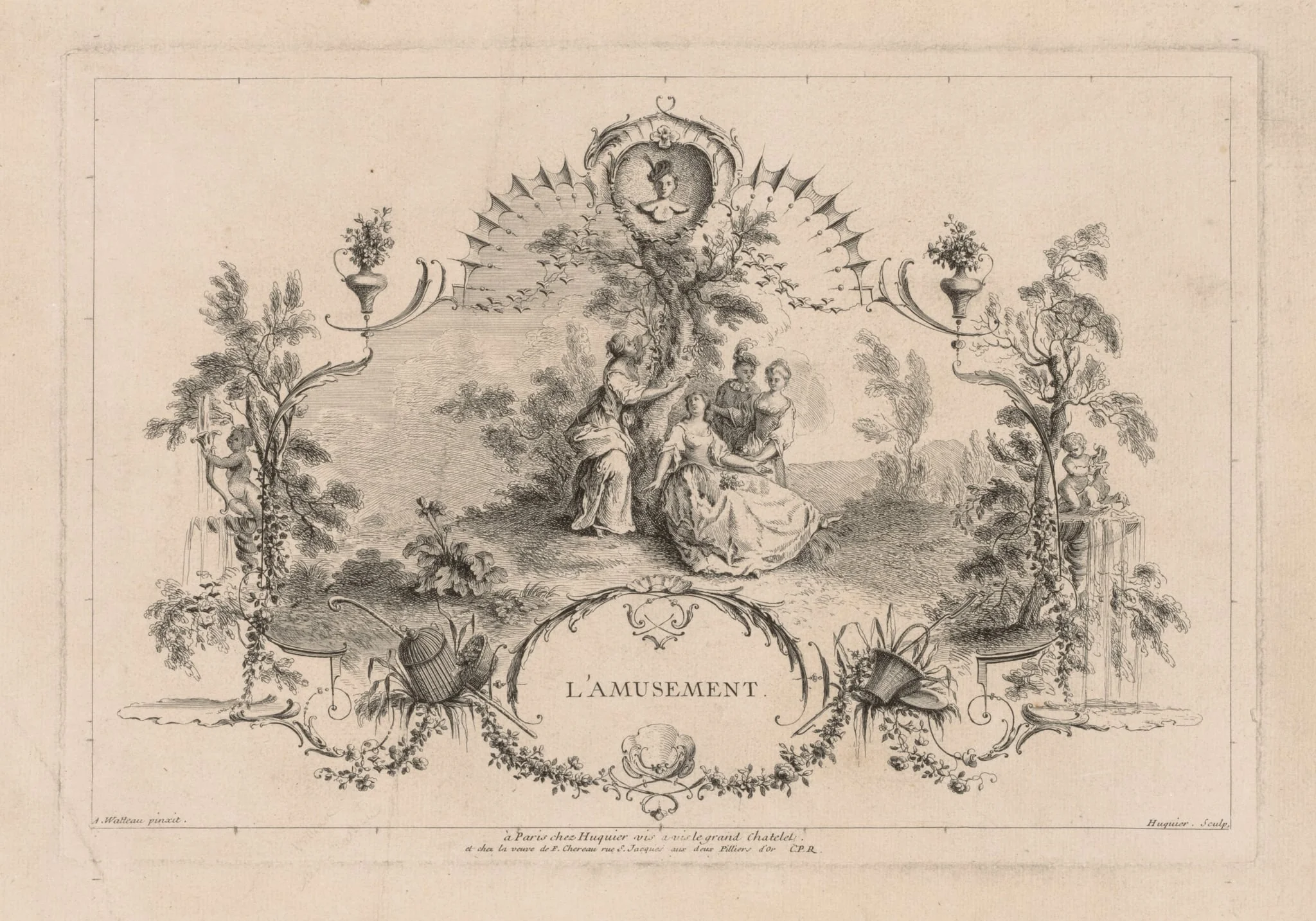 Amusement, Arabesque, detail