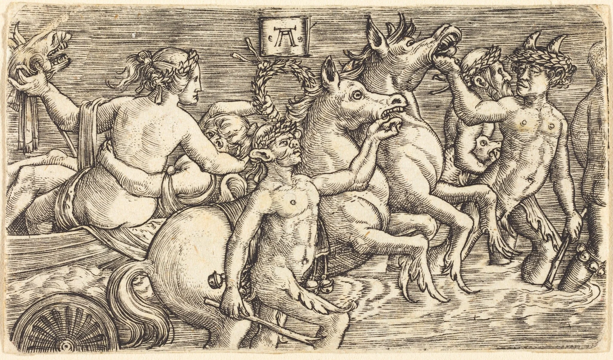 Triumph of the Sea-Gods, detail