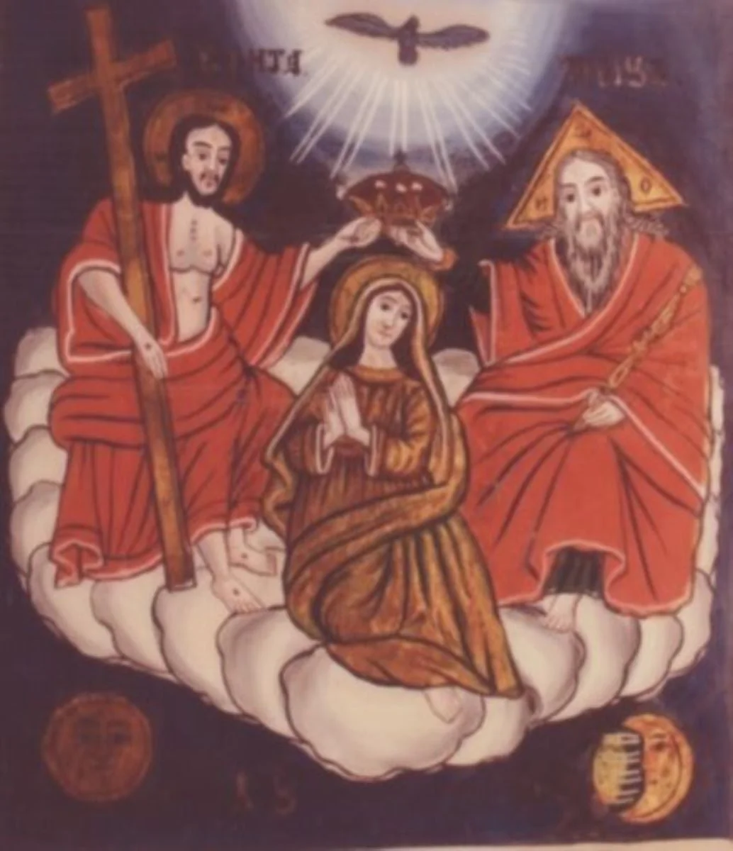 Încoronarea Fecioarei, detail