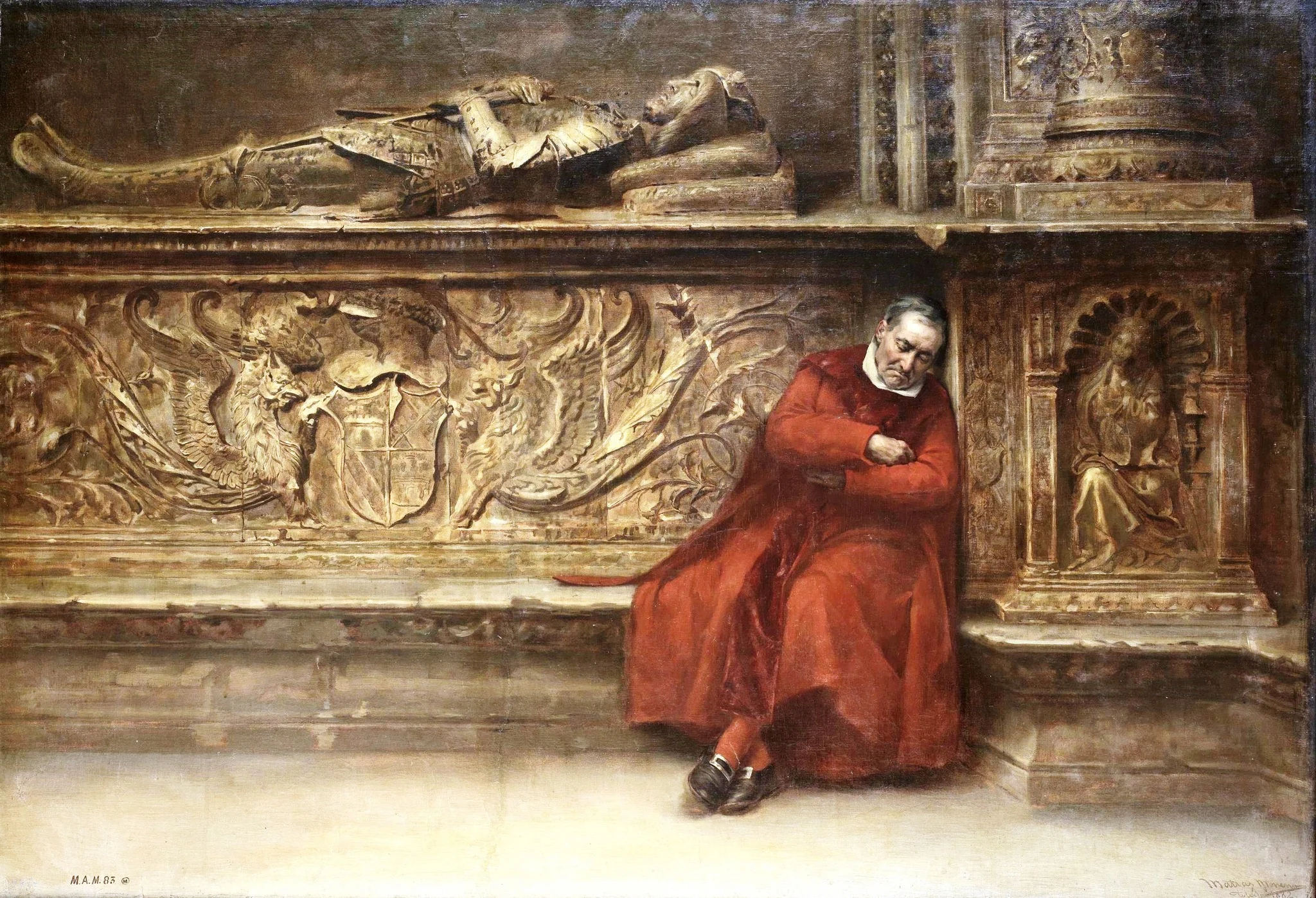 Los dos sueños, detail
