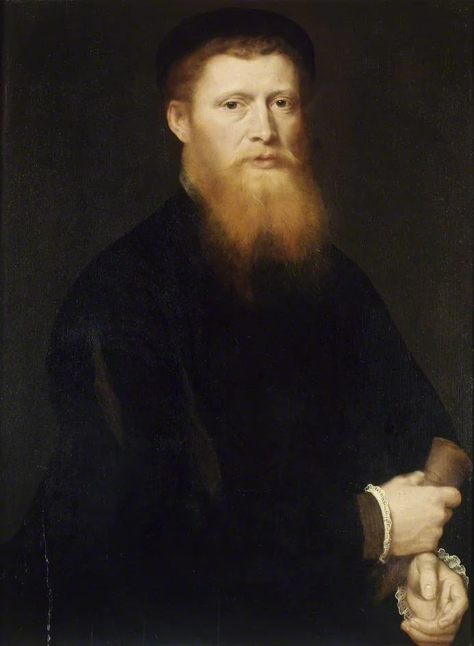 Half-length Portrait of a bearded Man, detail