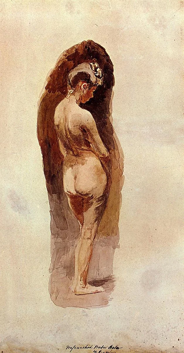 Female Nude, detail